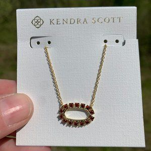 KENDRA SCOTT • Elisa Gold Open Frame Pendant Necklace
